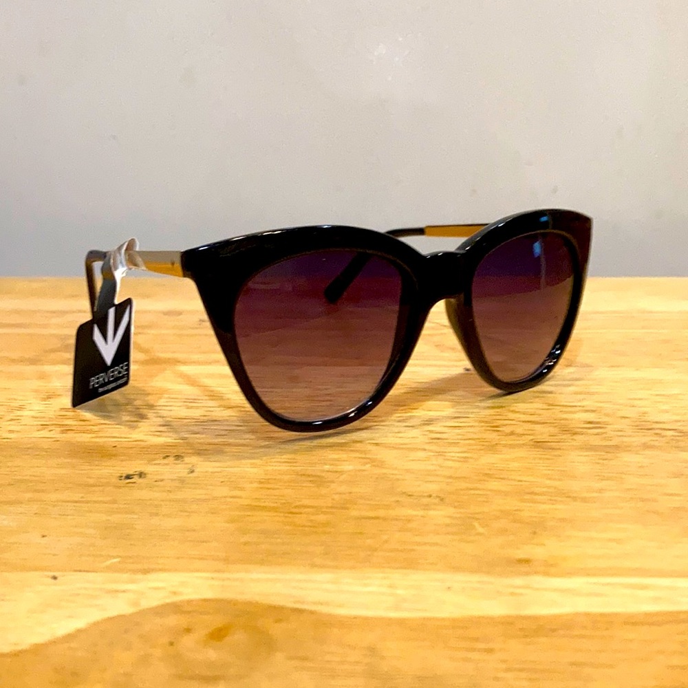 Gold and Black Frame Sunglasses